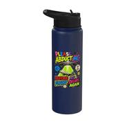 Funny Airport Exchange UFO Flight Delay Humor Stainless Steel Insulated Water Bottle