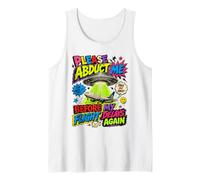 Funny Airport Exchange UFO Flight Delay Humor Tank Top