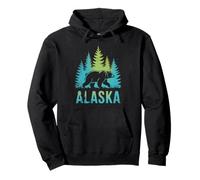 Funny Alaska Camping Tee For Adventure Lovers Pullover Hoodie