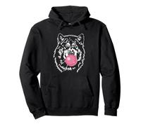 Funny Alaskan Malamute Portrait dogs mom sleddog sled dog Pullover Hoodie