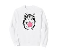 Funny Alaskan Malamute Portrait dogs mom sleddog sled dog Sweatshirt