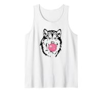 Funny Alaskan Malamute Portrait Dogs mom Sleddog sled Dog Tank Top