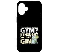 Funny Alcohol Quotes for Athletes and Bodybuilders Case for iPhone 16