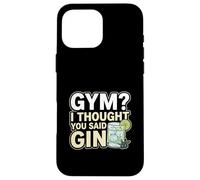 Funny Alcohol Quotes for Athletes and Bodybuilders Case for iPhone 16 Pro Max
