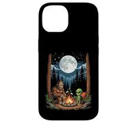 Funny Alien Bigfoot Campfire Sasquatch UFO Bbq Friends Fun Case for iPhone 14
