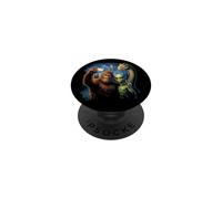 Funny Alien Bigfoot Sasquatch UFO Selfie Peace Sign Mens Boy PopSockets Adhesive PopGrip
