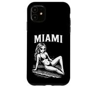 Funny Alien Bikini Model Miami Summer Vacation Beach Case for iPhone 11