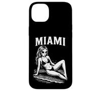 Funny Alien Bikini Model Miami Summer Vacation Beach Case for iPhone 14 Plus