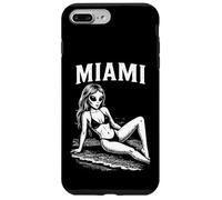 Funny Alien Bikini Model Miami Summer Vacation Beach Case for iPhone 7 Plus/8 Plus