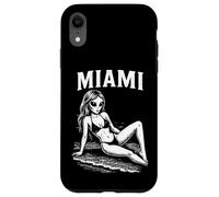 Funny Alien Bikini Model Miami Summer Vacation Beach Case for iPhone XR
