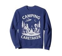 Funny Alien CAMPING CARETAKER Director Bigfoot Camp Staff Sweatshirt