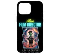 Funny Alien Film Director Sci-Fi Filmmaker Space UFO Lovers Case for iPhone 16 Pro Max