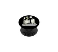 Funny Alien Ghost Costume Confusion Halloween Conspiracy PopSockets Adhesive PopGrip