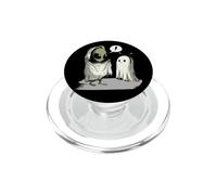 Funny Alien Ghost Costume Confusion Halloween Conspiracy PopSockets PopGrip for MagSafe