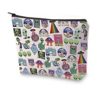 Funny Alien Gift I Believe in Myself Makeup Bag Outerspace Theme Makeup Bag UFO Alien Gift (I Believe in Myself)