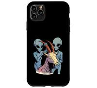 Funny Alien Goat Abduction Space Extraterrestrial Art Case for iPhone 11 Pro Max