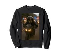 Funny Alien Motorcycle Police Chase Sweatshirt