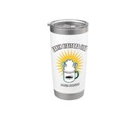 Funny Alien Scouts Coffee Latte Foam Graphic on the Back Stainless Steel Insulated Tumbler