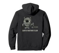 Funny Alien Scouts Creepy One Eyed Monster Rope on the Back Pullover Hoodie