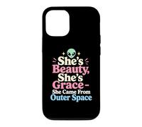 Funny Alien She's Beauty She Came From Outer Space Case for iPhone 12/12 Pro
