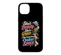 Funny Alien She's Beauty She Came From Outer Space Lady Case for iPhone 14 Plus
