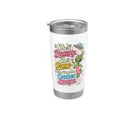 Funny Alien She's Beauty She Came from Outer Space Lady Stainless Steel Insulated Tumbler