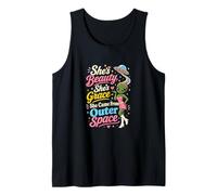 Funny Alien She's Beauty She Came from Outer Space Lady Tank Top