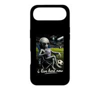 Funny Alien Soccer I Live Here Meme Boba Tea Design Case for iPhone Air