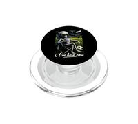 Funny Alien Soccer I Live Here Meme Boba Tea Design PopSockets PopGrip for MagSafe