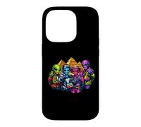 Funny Alien Tourists at the Pyramids of Giza Case for iPhone 14 Pro