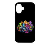 Funny Alien Tourists at the Pyramids of Giza Case for iPhone 16