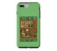 Funny Alien Trust No One Except My Dog Case for iPhone 7 Plus/8 Plus