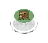 Funny Alien Trust No One Except My Dog PopSockets PopGrip for MagSafe