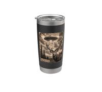Funny Alien UFO Deer Evidence Abduction Case File 47-1978 Stainless Steel Insulated Tumbler