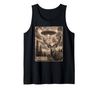 Funny Alien UFO Deer Evidence Abduction Case File 47-1978 Tank Top