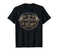 Funny All The Fat is The Lords Christian Gym Workout T-Shirt