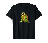 Funny Alligator Snapping Turtle Playing Croquet T-Shirt