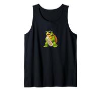 Funny Alligator Snapping Turtle Playing Euphonium Tank Top