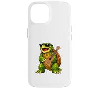 Funny Alligator Snapping Turtle Playing Ukulele Case for iPhone 14