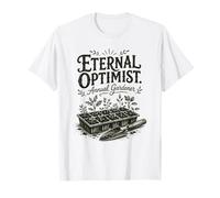 Funny Allotment Eternal Optimist Annual Gardener Gift T-Shirt