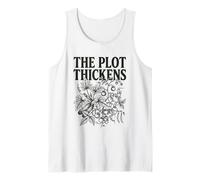 Funny Allotment The Plot Thickens Gardener Humor Gift Tank Top