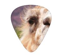 Funny Alpaca Llama Guitar Picks Guitar Accessories 12 Pack Art Bass Pick Thin, Medium Heavy Gauges 3 Sizes For Ukulele