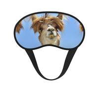 Funny Alpaca Llama Polyester Sleep Mask,Light Blocking Sleep Eye Mask,Night Sleeping Mask, Eye Blinder