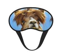 Funny Alpaca Llama Sleep Mask for Side Sleeper, Eye Mask Sleeping for Women Men,for Sleeping with Elastic Band