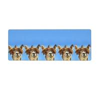 Funny Alpaca Llama Washable Keyboard Mat Oversized Desk Pad for Easy Cleaning and Enhanced Workspace