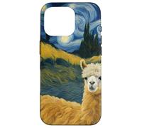 Funny Alpaca Shirt Alpacas Van Starry Night Painting Alpaca Case for iPhone 16 Pro