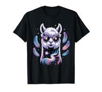 Funny Alpaca with Sunglasses Graphic Llama Animal Lover T-Shirt