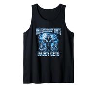 Funny Alpha Wolf Meme Blink If You Want Me Bootleg Tank Top