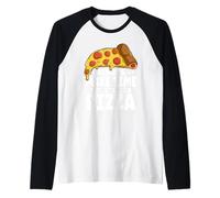 Funny Always Make Time to Eat an Entire Pizza Raglan Baseball Tee