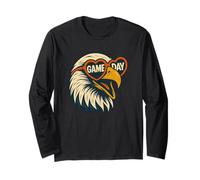 Funny America Game Day Football Shirt Retro Sports Fans Long Sleeve T-Shirt
